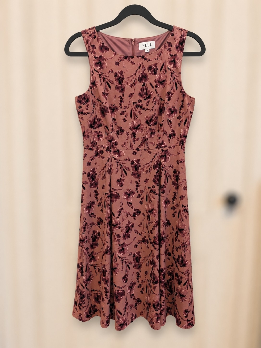 ELLE Dusty Rose Floral Dress